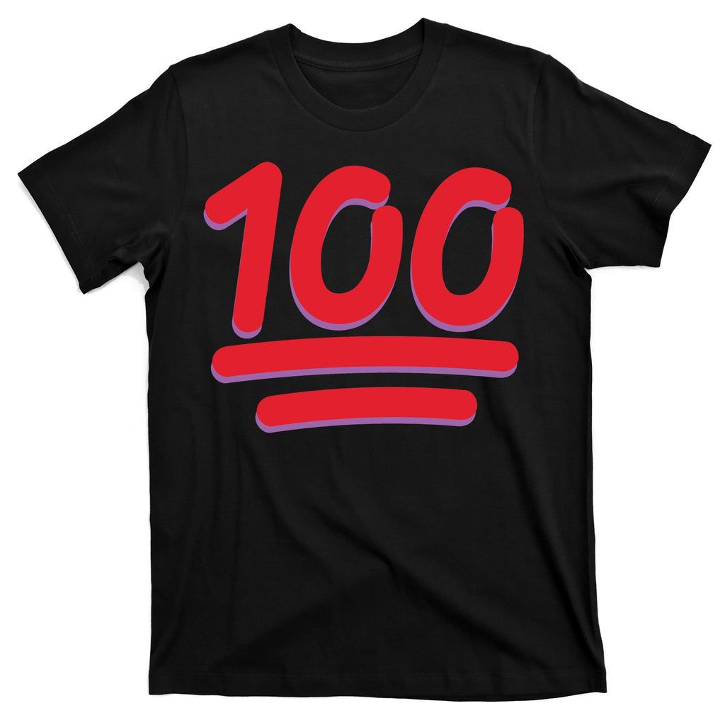 Keep It 100 One Hundred Emoji T-Shirt product image 7