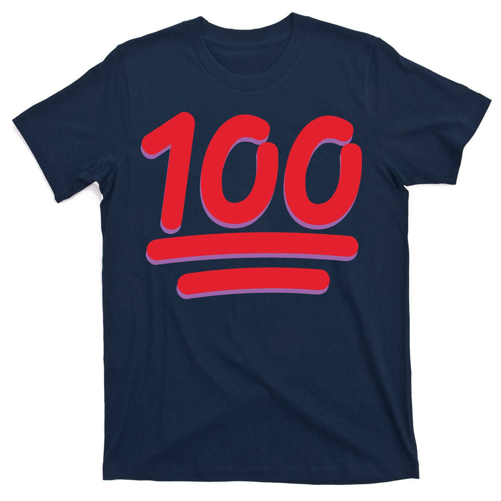 Keep It 100 One Hundred Emoji T-Shirt product image 1