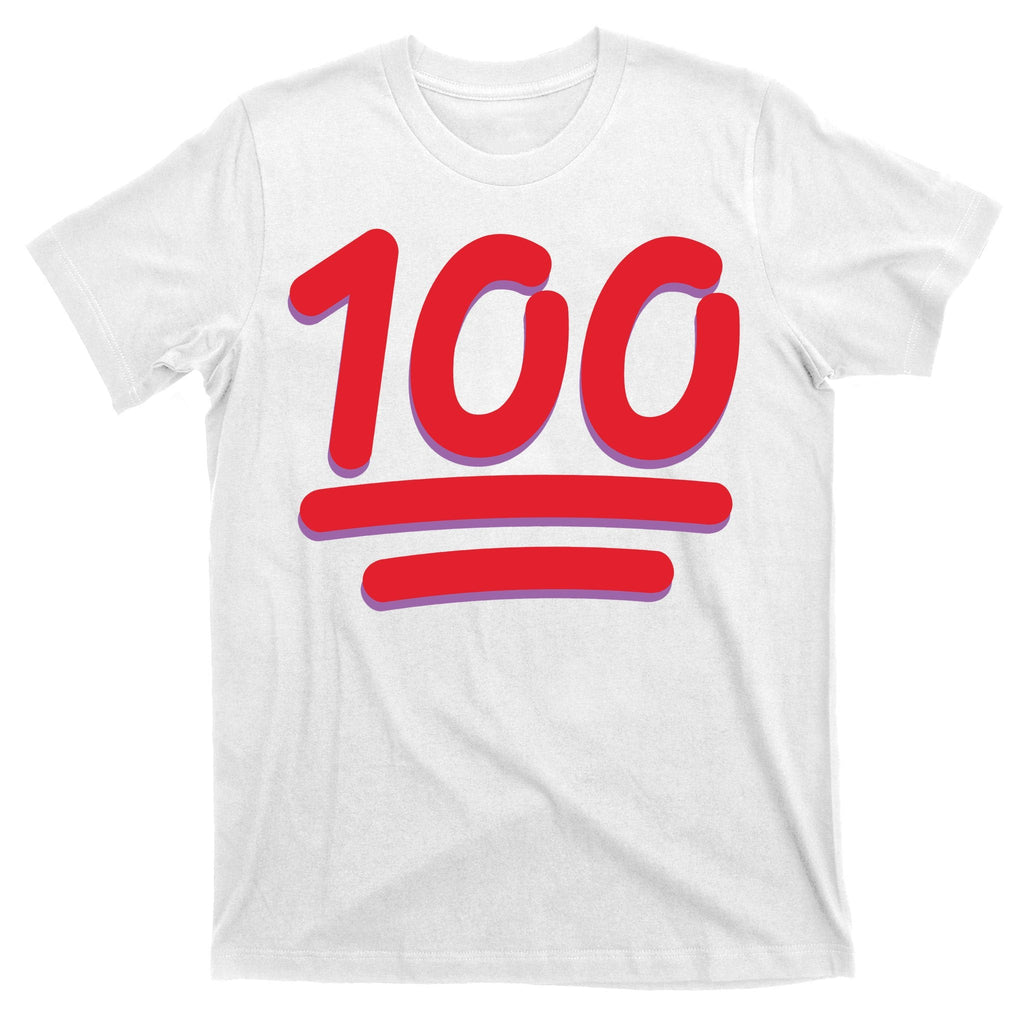 Keep It 100 One Hundred Emoji T-Shirt product image 11