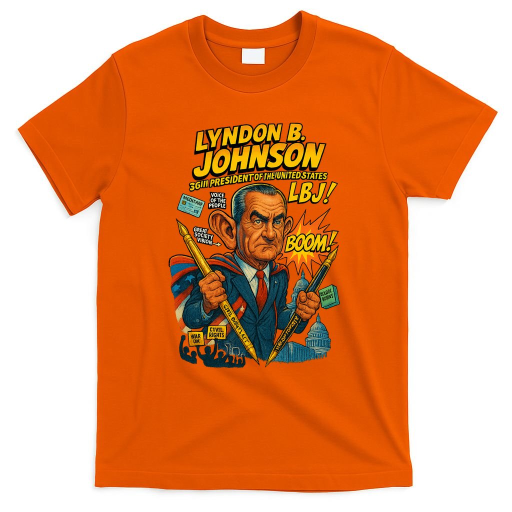 Lyndon B. Johnson The Presidential Chronicles T-Shirt product image 3