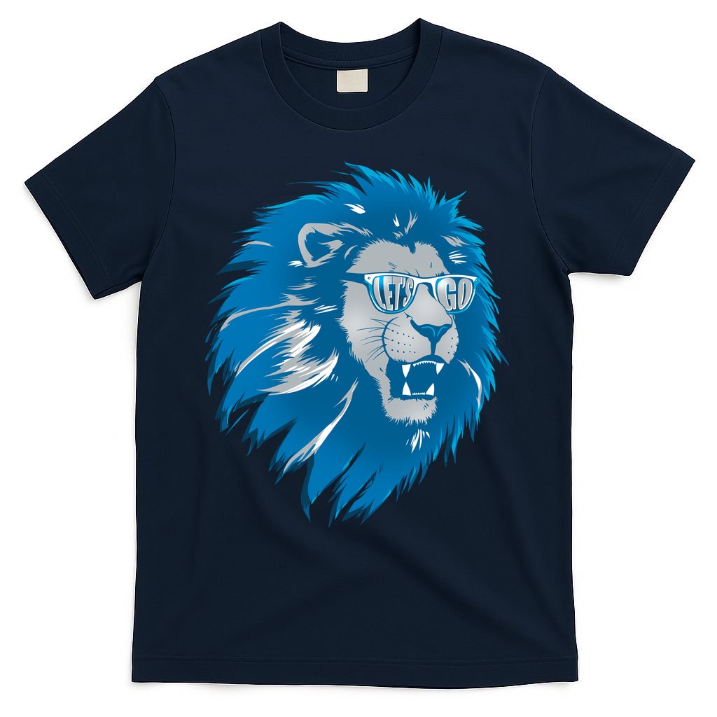 Lets Go Detroit Football Sports Fan T-Shirt product image 1