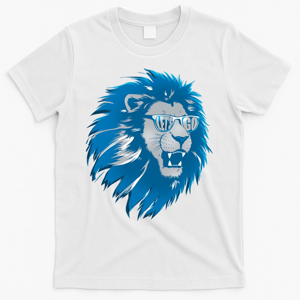 Lets Go Detroit Football Sports Fan T-Shirt product image 11
