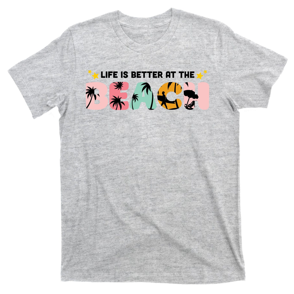 Life Is Better At The Beach Summer Tropical T-Shirt product image 9