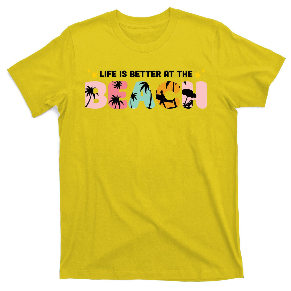 Life Is Better At The Beach Summer Tropical T-Shirt product image 3