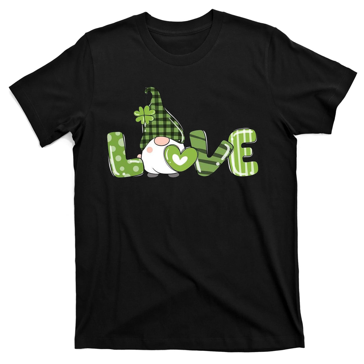 Love Irish Gnome Cute St Patricks Day T-Shirt product image 7
