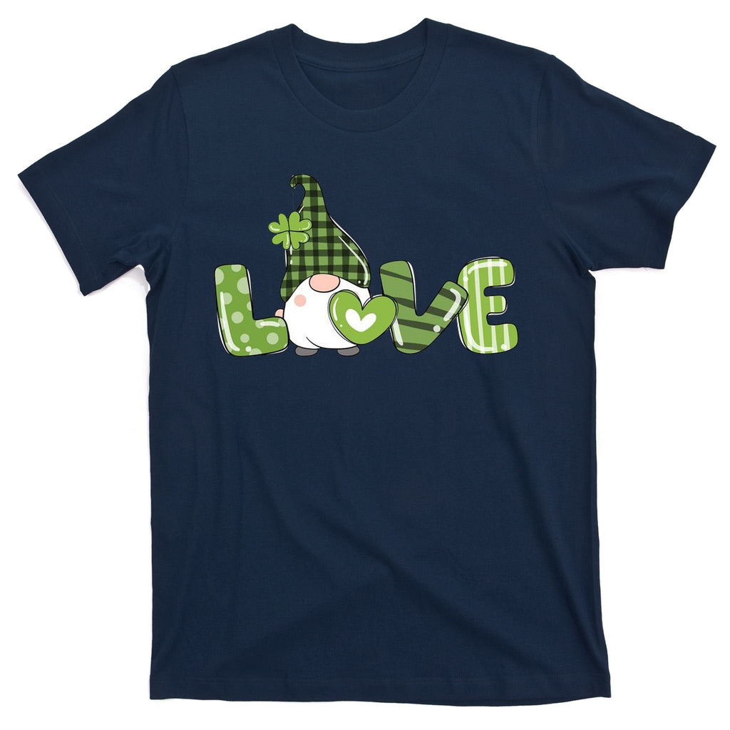 Love Irish Gnome Cute St Patricks Day T-Shirt product image 1