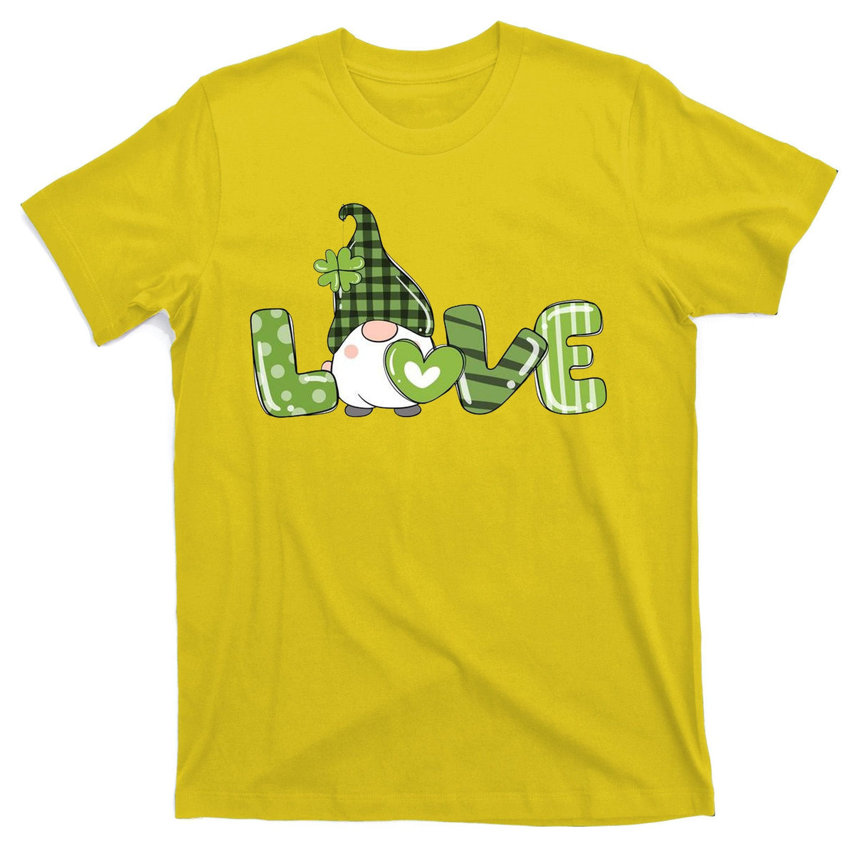 Love Irish Gnome Cute St Patricks Day T-Shirt product image 3