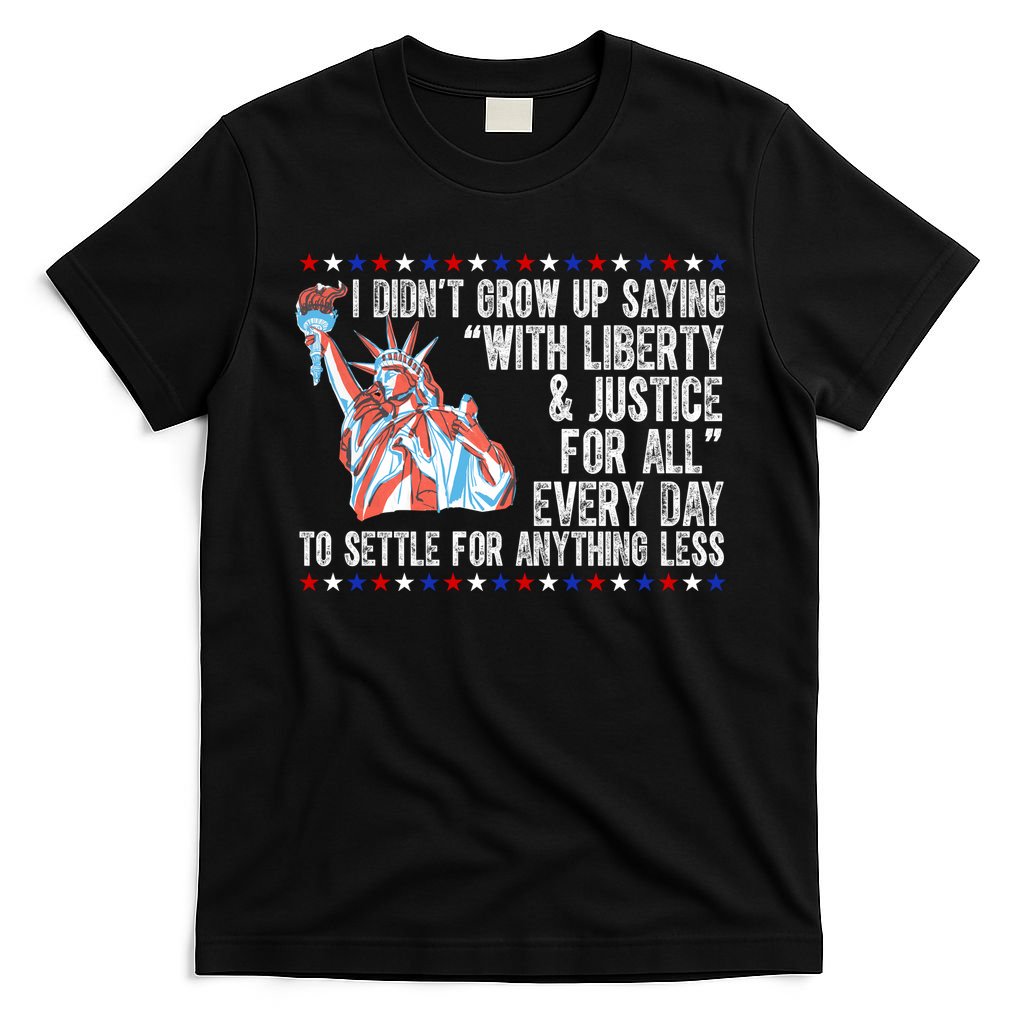 Liberty Justice For All Patriotic Pro American T-Shirt product image 4