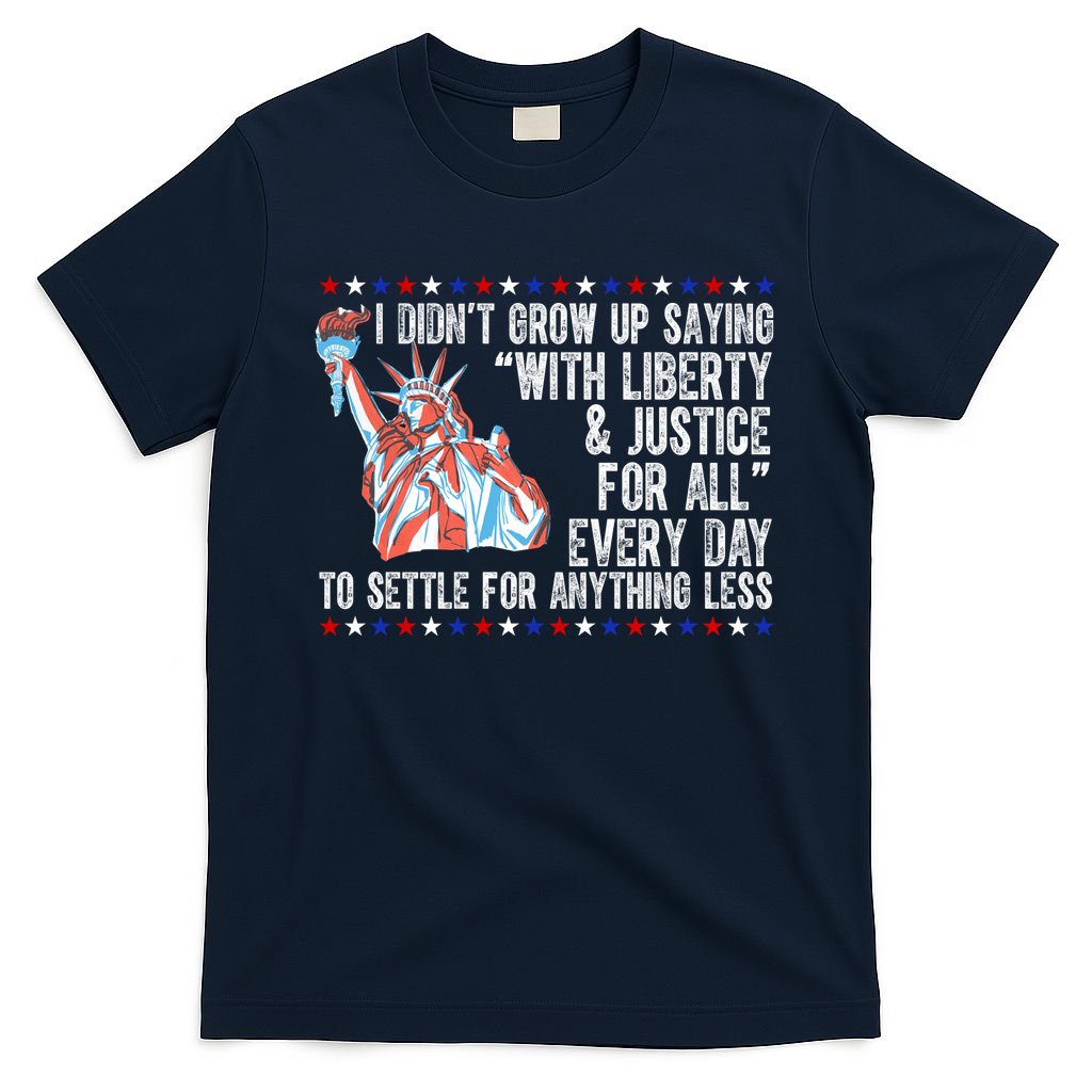 Liberty Justice For All Patriotic Pro American T-Shirt product image 1