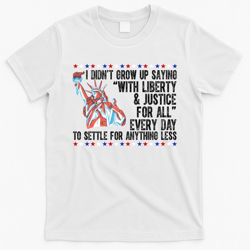 Liberty Justice For All Patriotic Pro American T-Shirt product image 6
