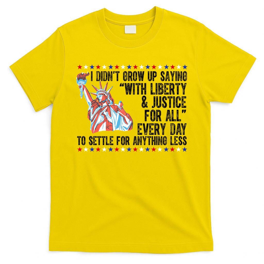 Liberty Justice For All Patriotic Pro American T-Shirt product image 2