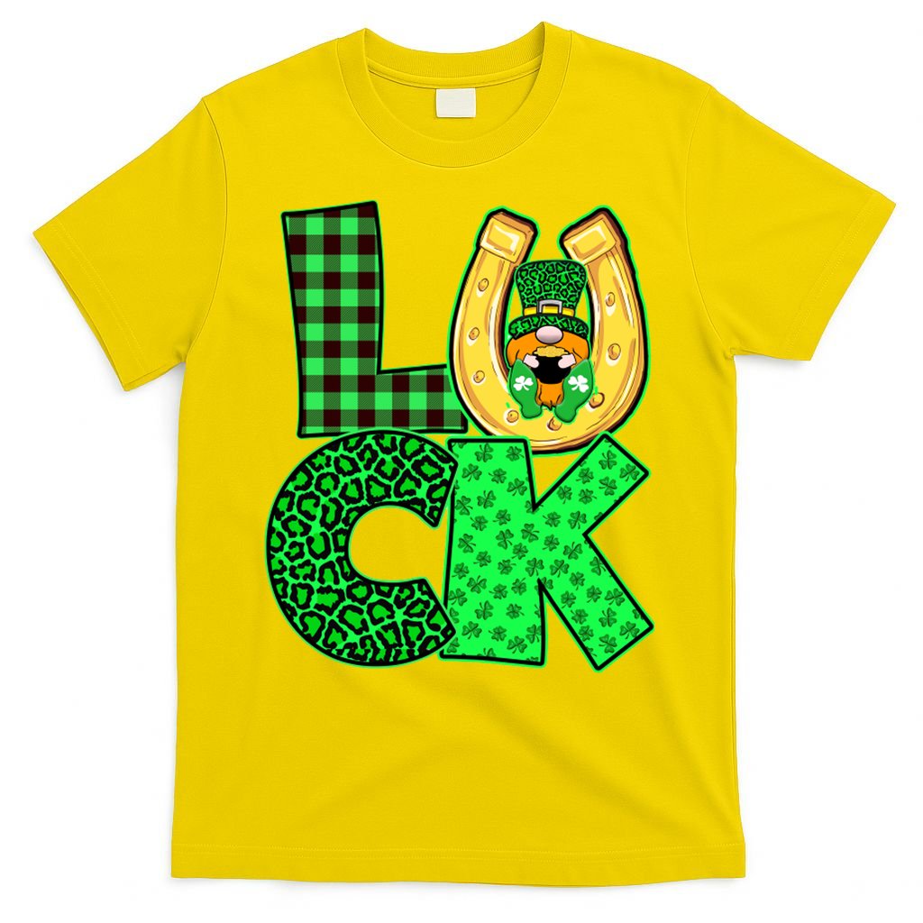 Luck St Patricks Day Lucky Leprechaun Cute T-Shirt product image 3