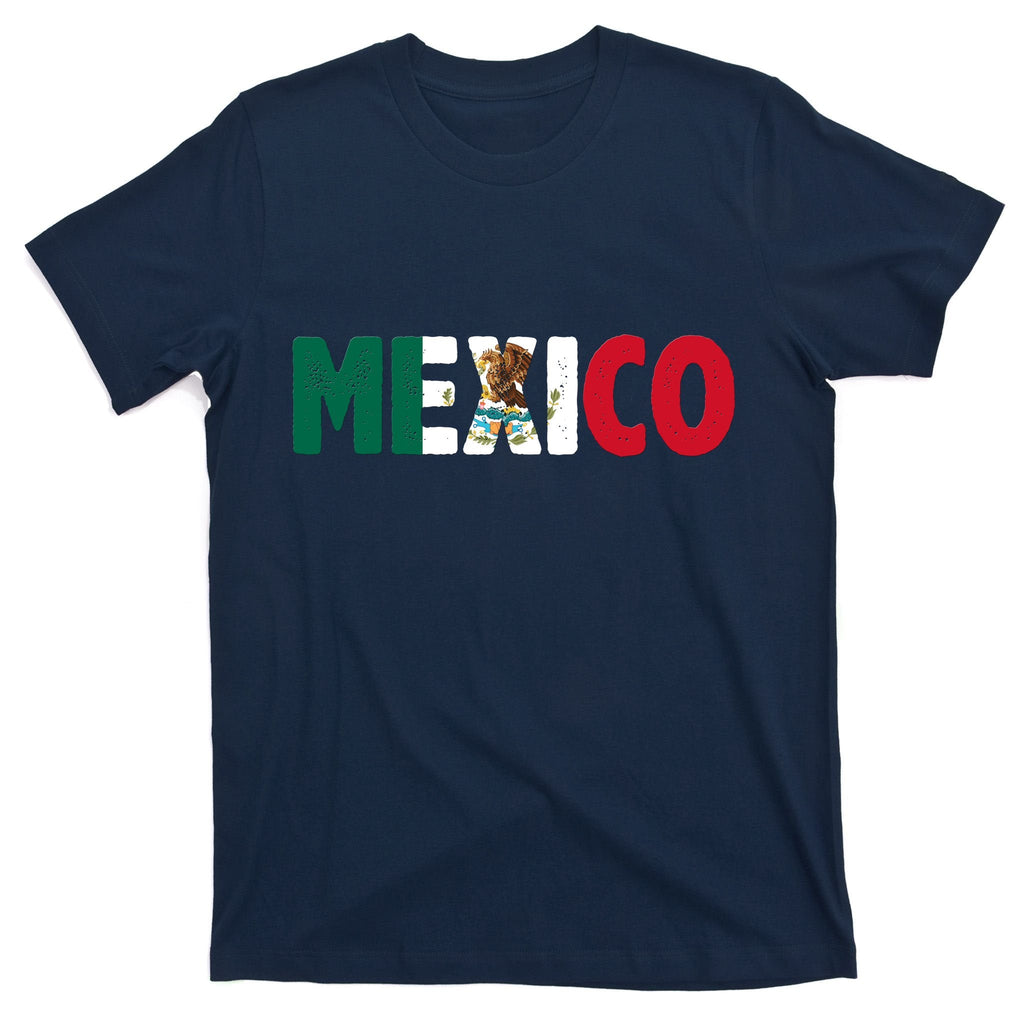 Mexico Mexican Flag Vintage Pride T-Shirt product image 1