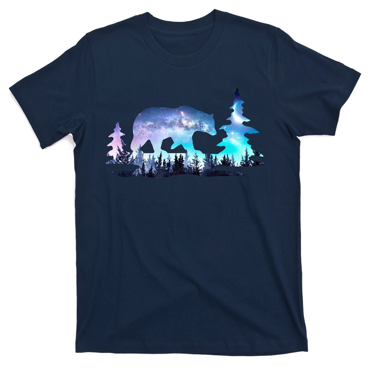 Night Sky Wilderness Bear T-Shirt product image 1