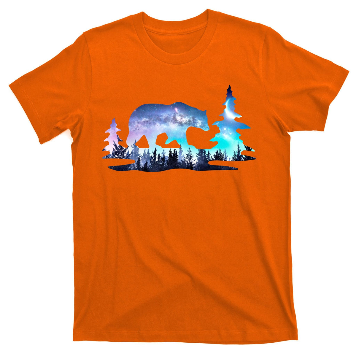 Night Sky Wilderness Bear T-Shirt product image 5