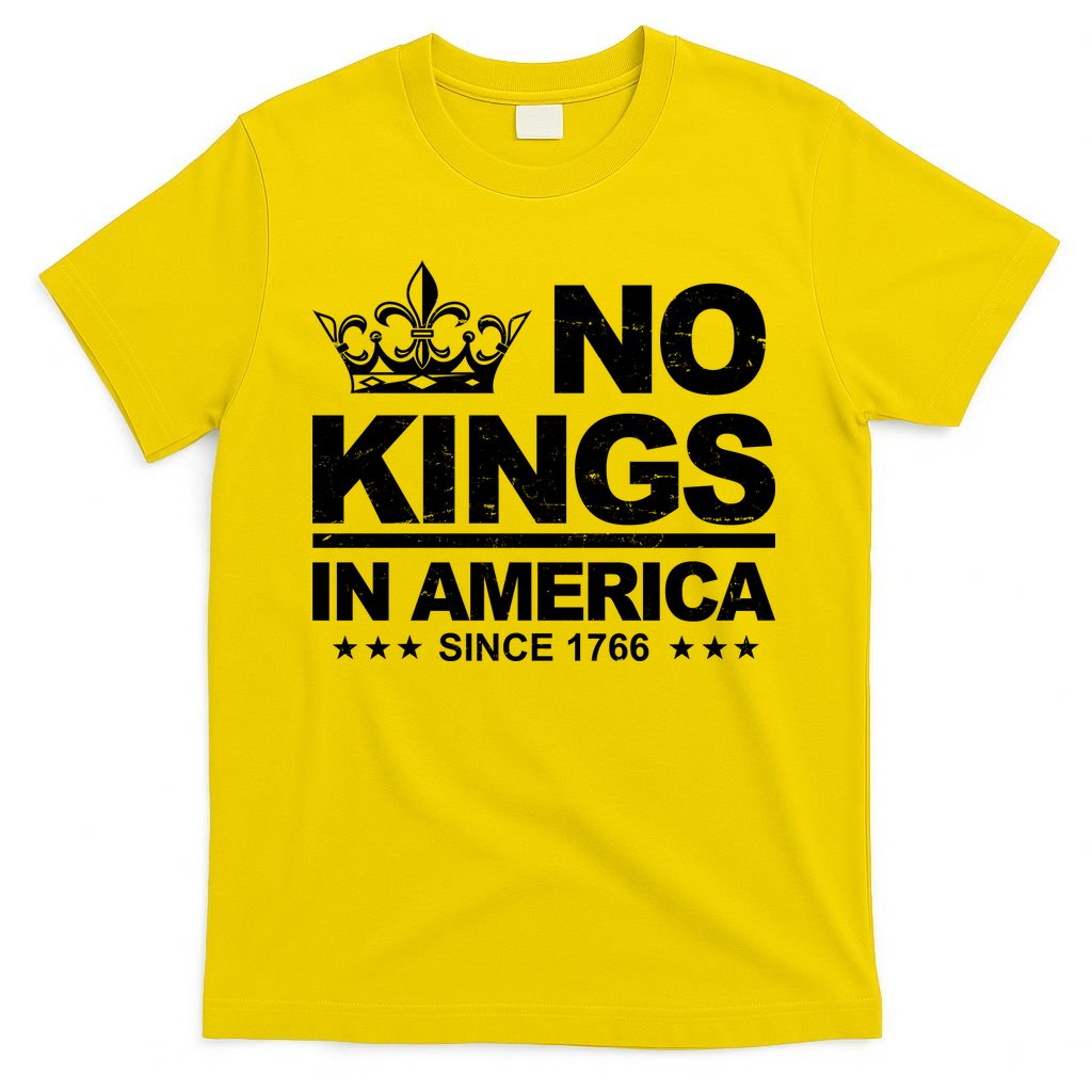 No Kings In America Vintage Democracy Since 1776 T-Shirt product image 2