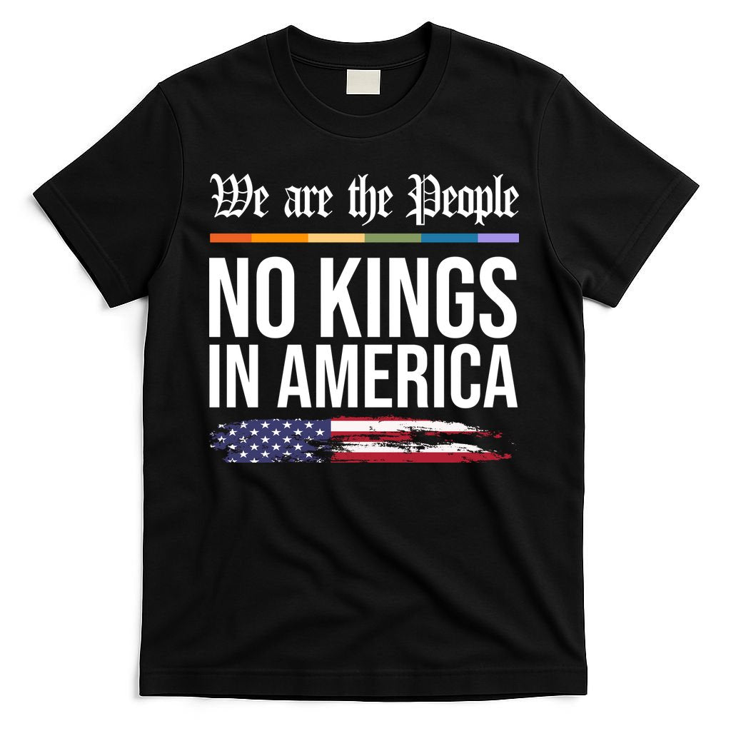No Kings In America We The People Political Protest T-Shirt product image 4