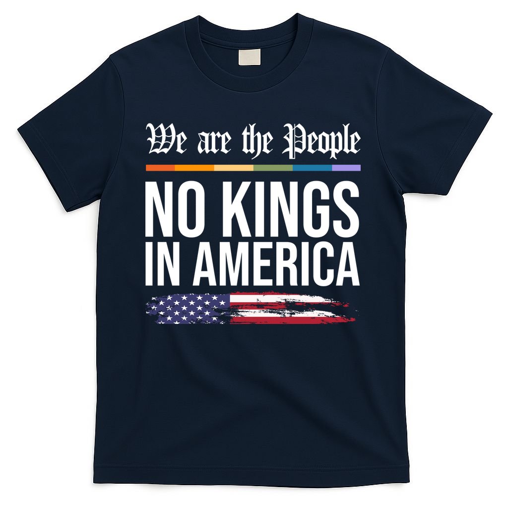 No Kings In America We The People Political Protest T-Shirt product image 1