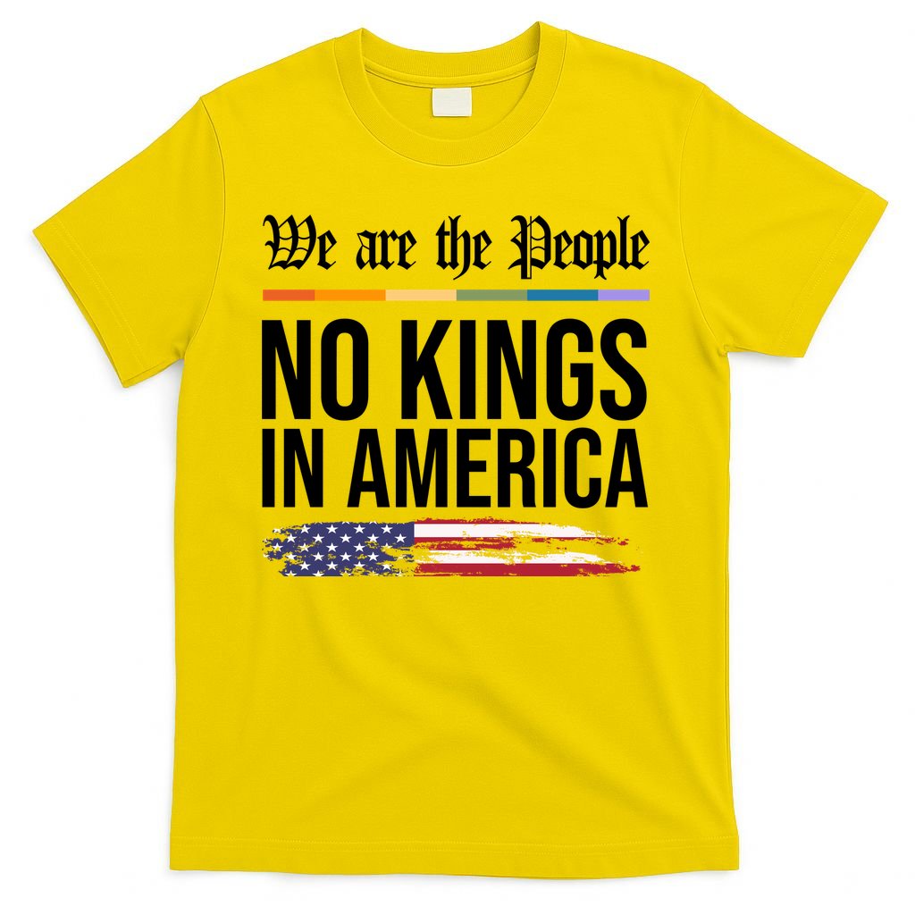 No Kings In America We The People Political Protest T-Shirt product image 2