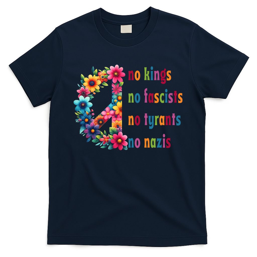 No Kings No Fascists No Tyrants No Nazis T-Shirt product image 1