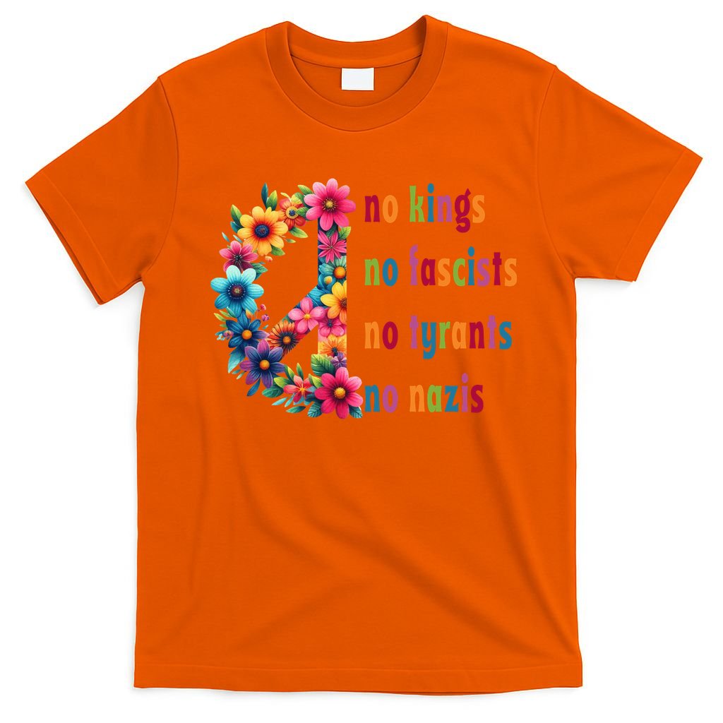 No Kings No Fascists No Tyrants No Nazis T-Shirt product image 3