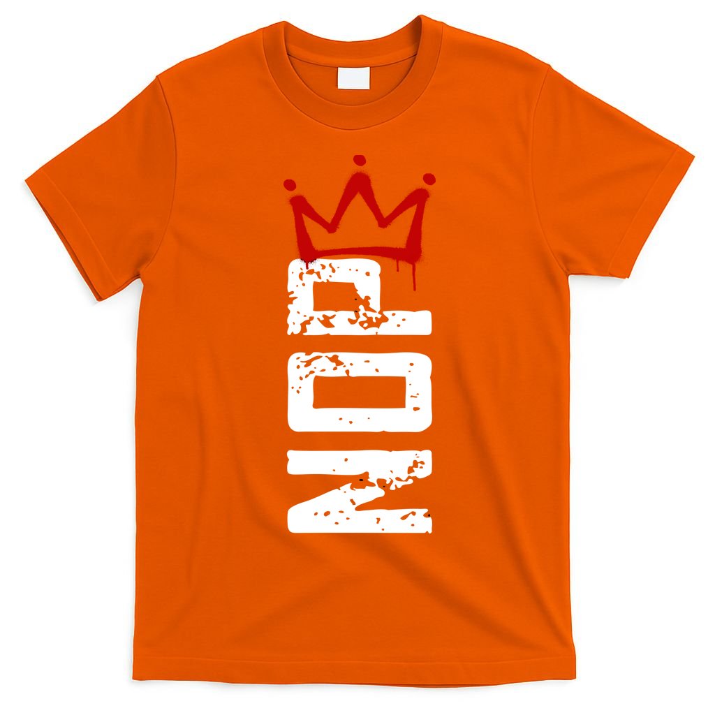 No Kings Protest Sign Vertical T-Shirt product image 3