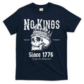 No Kings Since 1776 Skull Resist Long Live Democracy T-Shirt product image 1