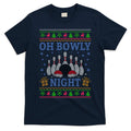 Oh Bowly Night Bowling Ugly Christmas T-Shirt product image 1