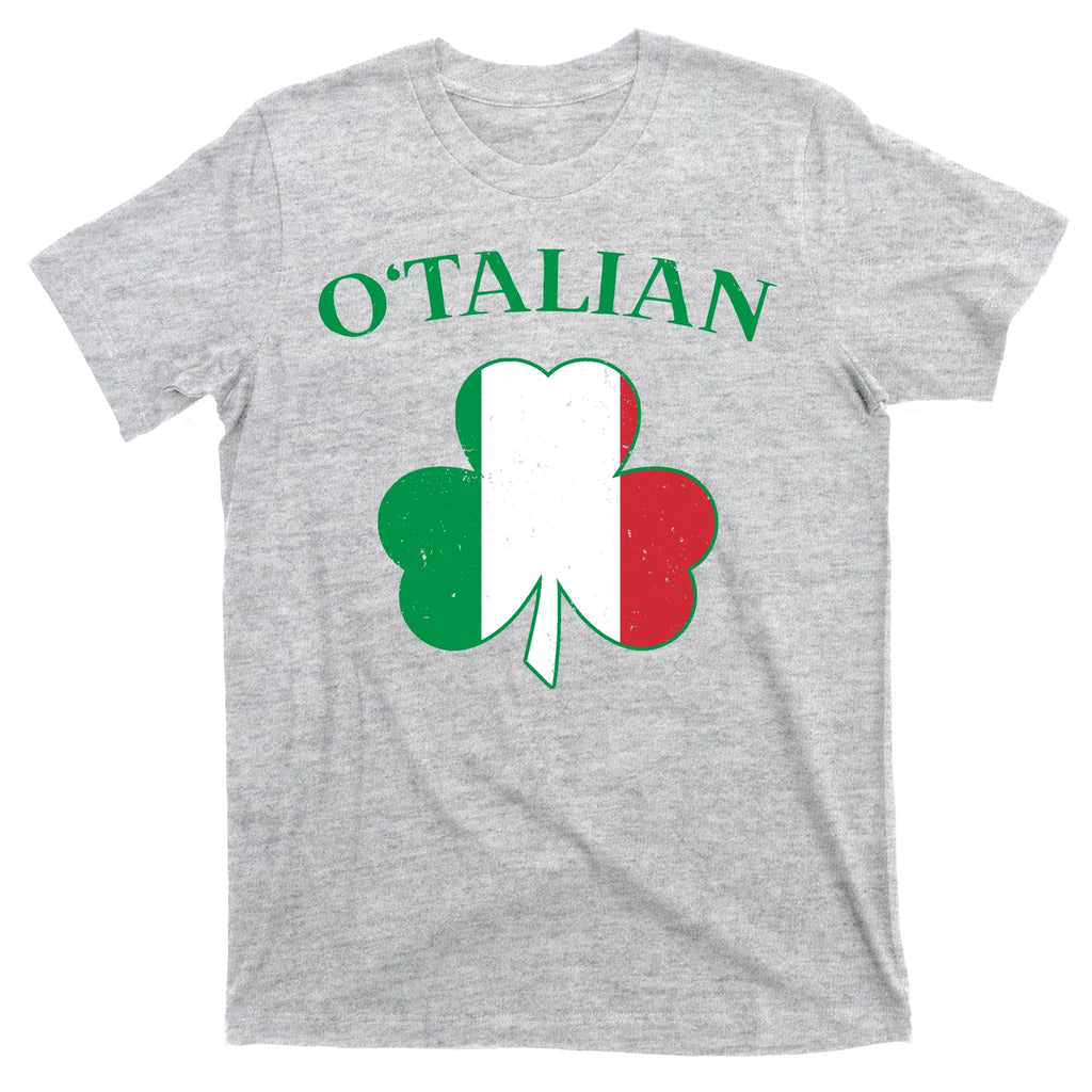 O Italian Clover St Patrick's Day T-Shirt product image 9