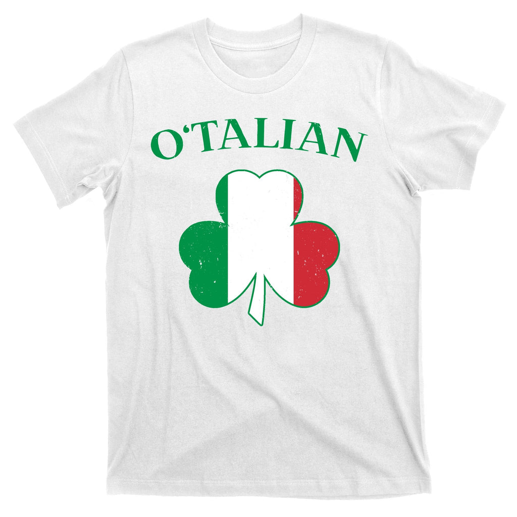 O Italian Clover St Patrick's Day T-Shirt product image 11