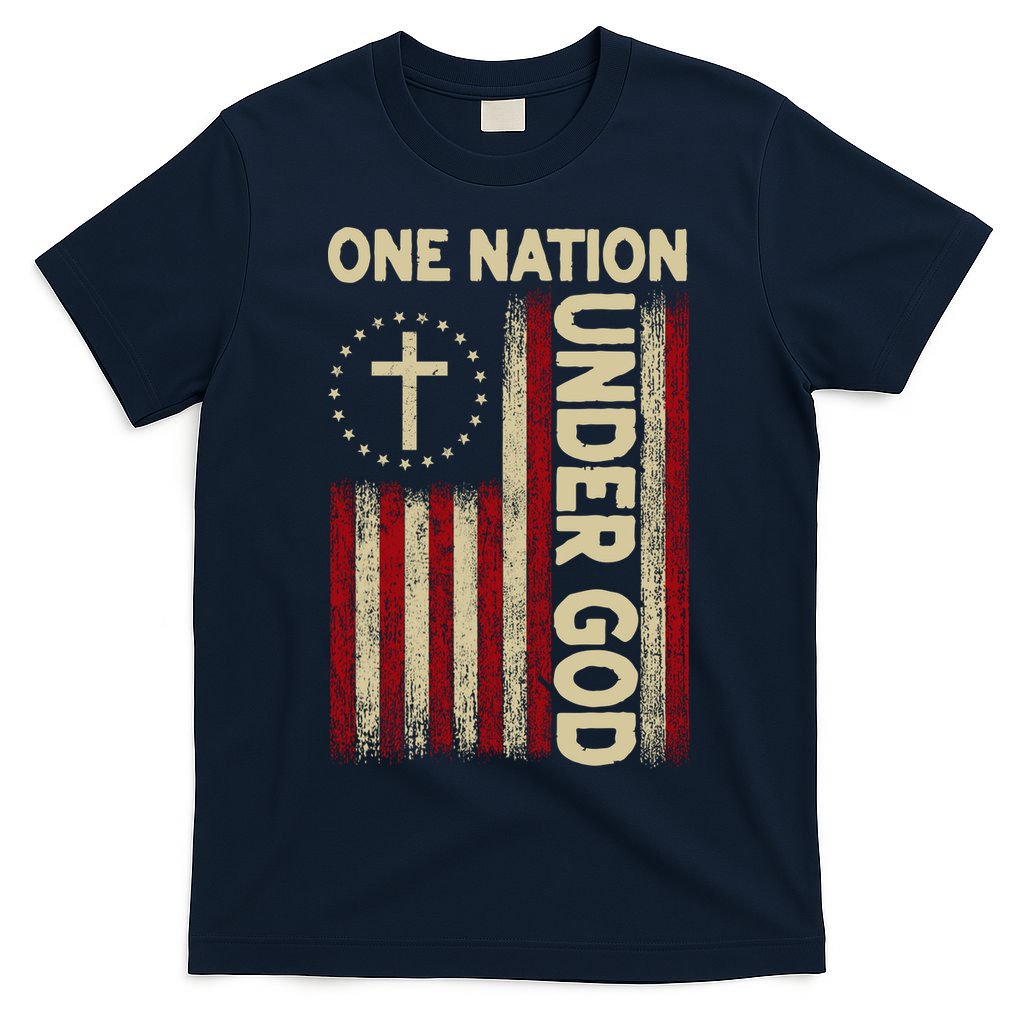 One Nation Under God Flag 4th Of July Patriotic Christian product image 1