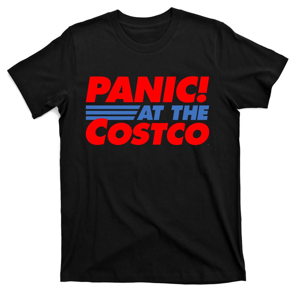 Panic At The Costco Funny Meme T-Shirt product image 7