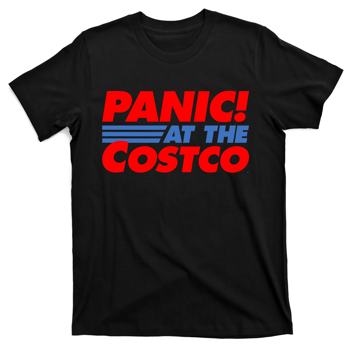 Panic At The Costco Funny Meme T-Shirt product image 7
