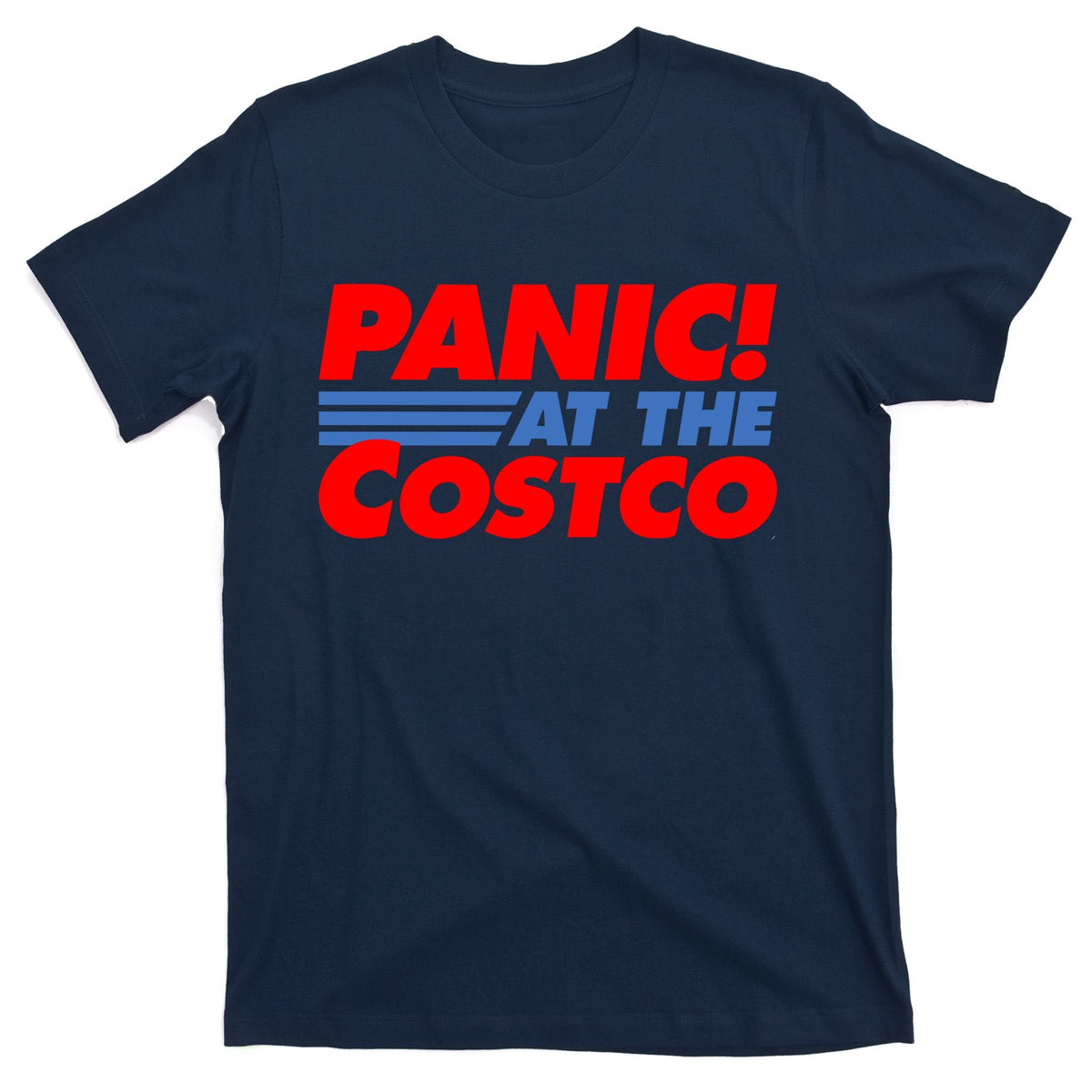 Panic At The Costco Funny Meme T-Shirt product image 1