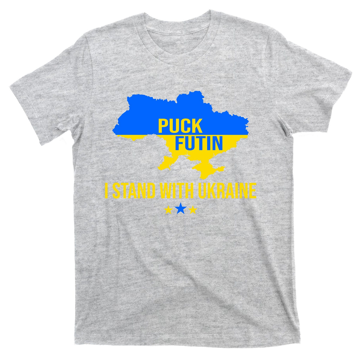 Puck Futin I Stand With Ukraine Support Flag T-Shirt product image 9