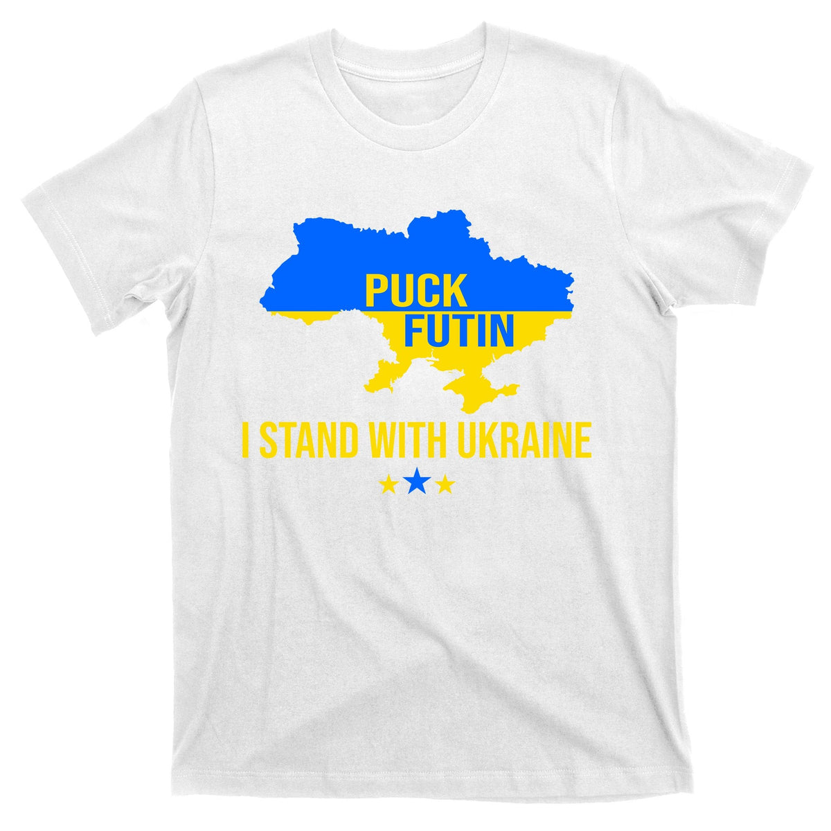 Puck Futin I Stand With Ukraine Support Flag T-Shirt product image 11