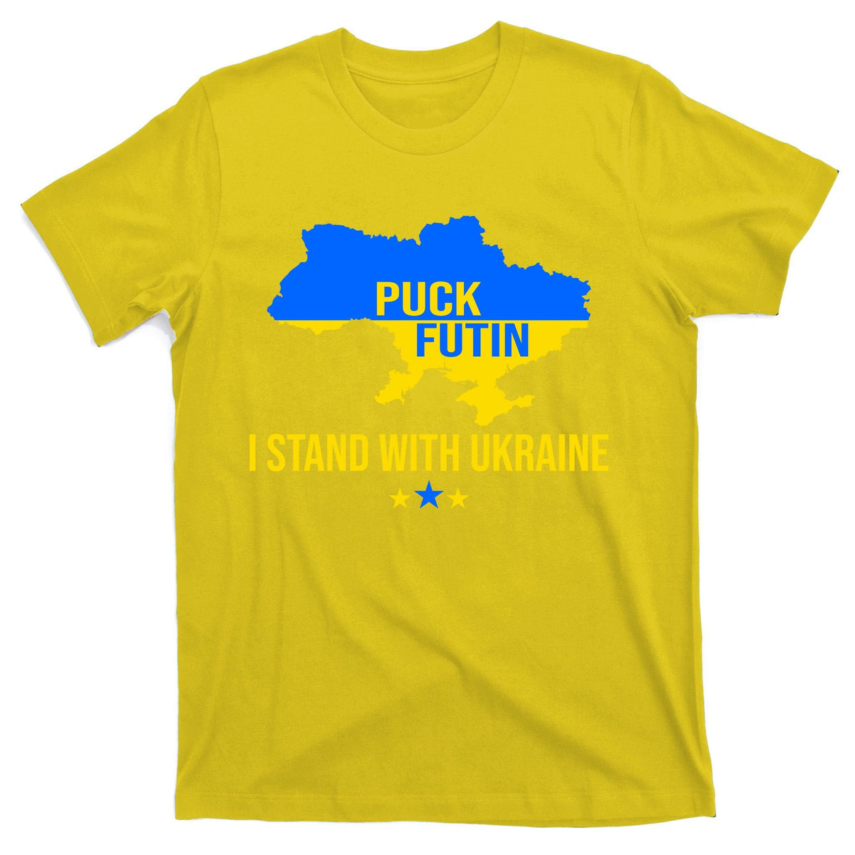 Puck Futin I Stand With Ukraine Support Flag T-Shirt product image 3