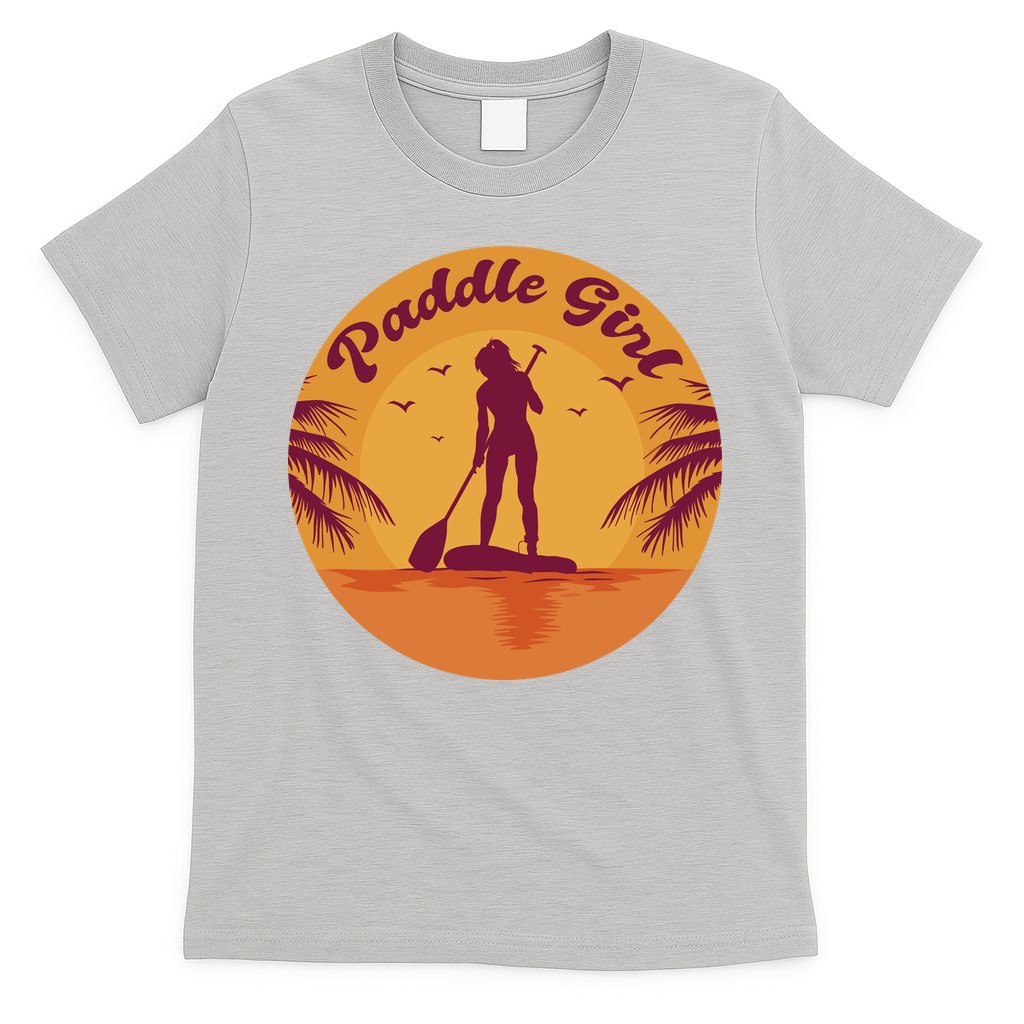 Paddle Girl Sunset Sport T-Shirt product image 9