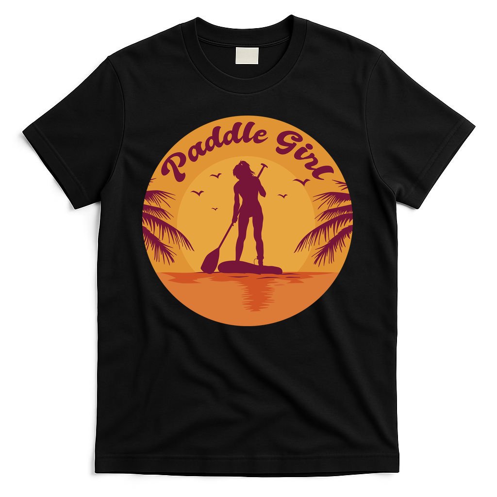 Paddle Girl Sunset Sport T-Shirt product image 7
