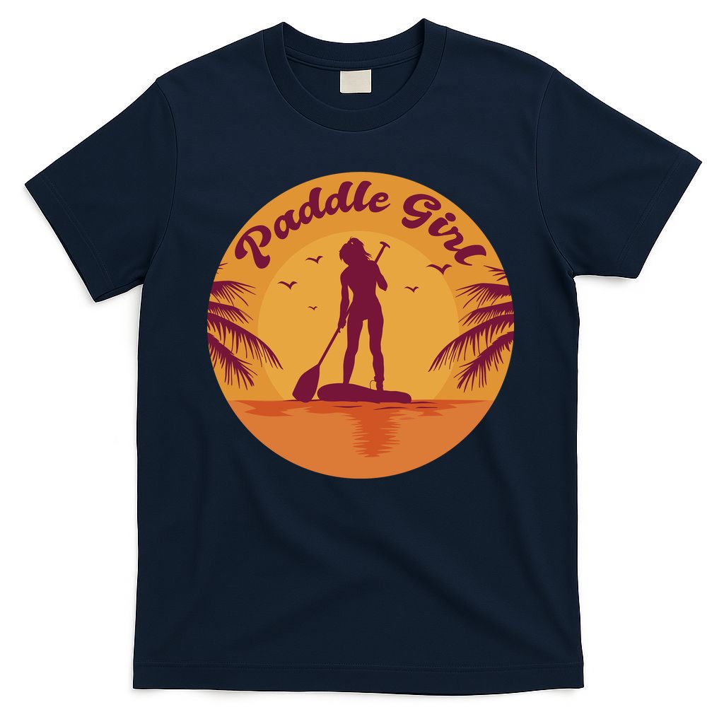 Paddle Girl Sunset Sport T-Shirt product image 1