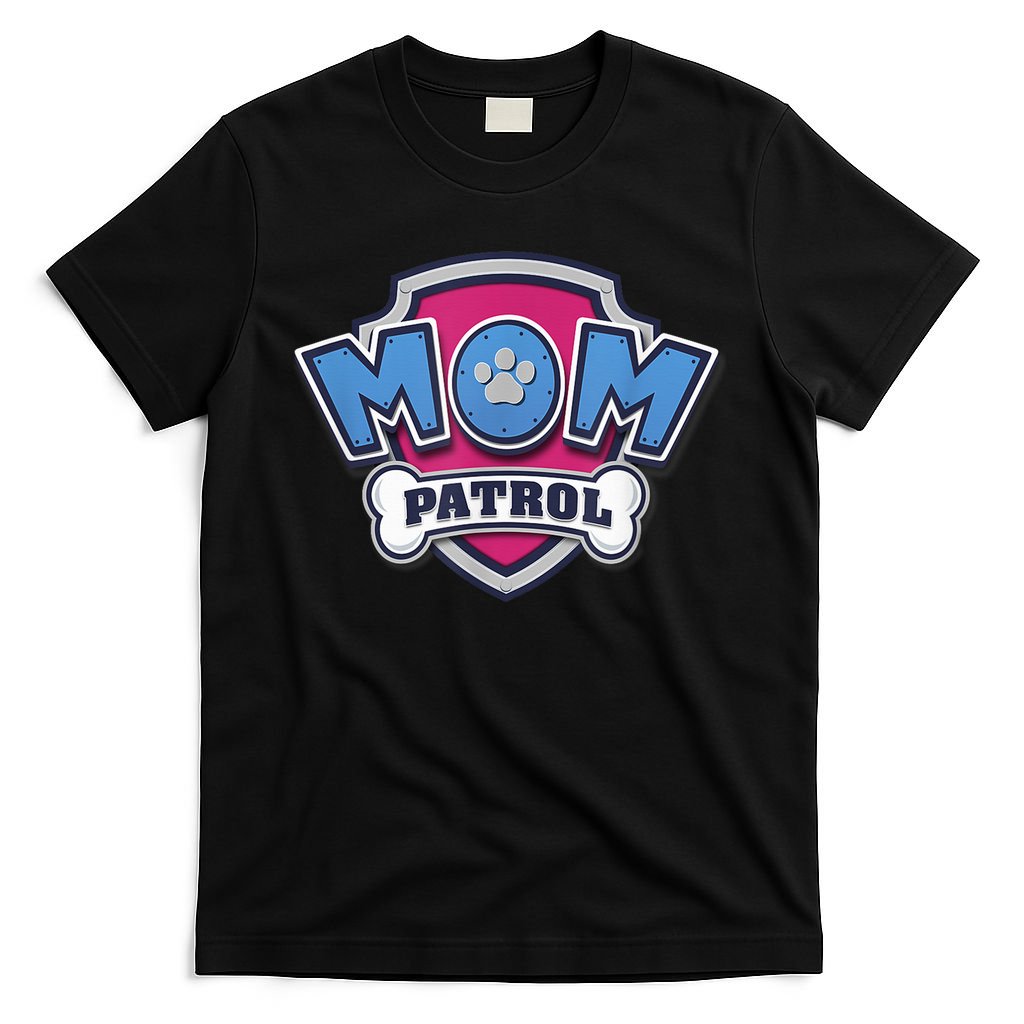 MotherS Day Mom Patrol Badge T-Shirt product image 7