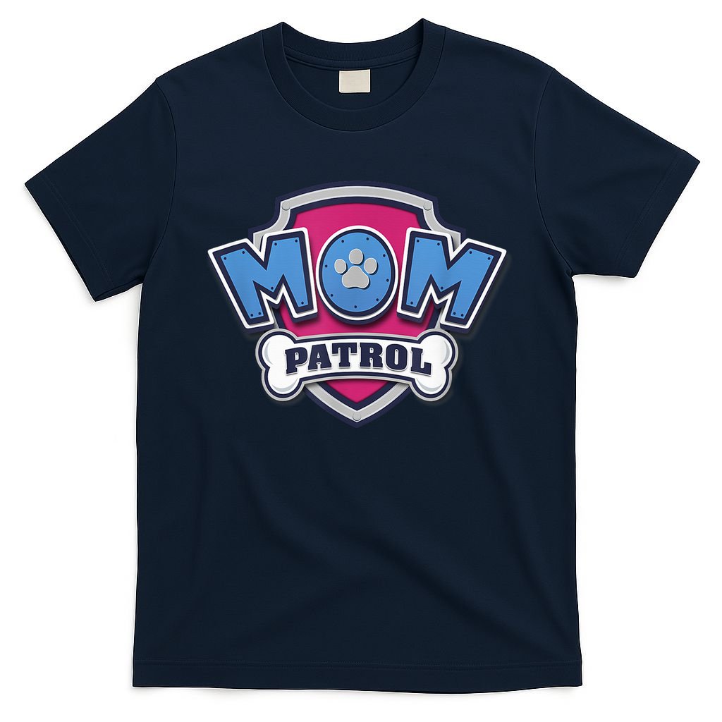 MotherS Day Mom Patrol Badge T-Shirt product image 1