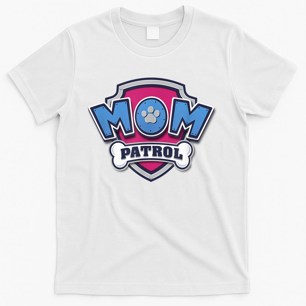 MotherS Day Mom Patrol Badge T-Shirt product image 11
