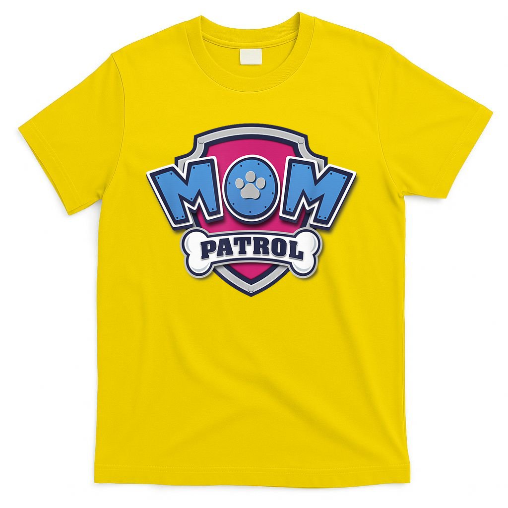 MotherS Day Mom Patrol Badge T-Shirt product image 3