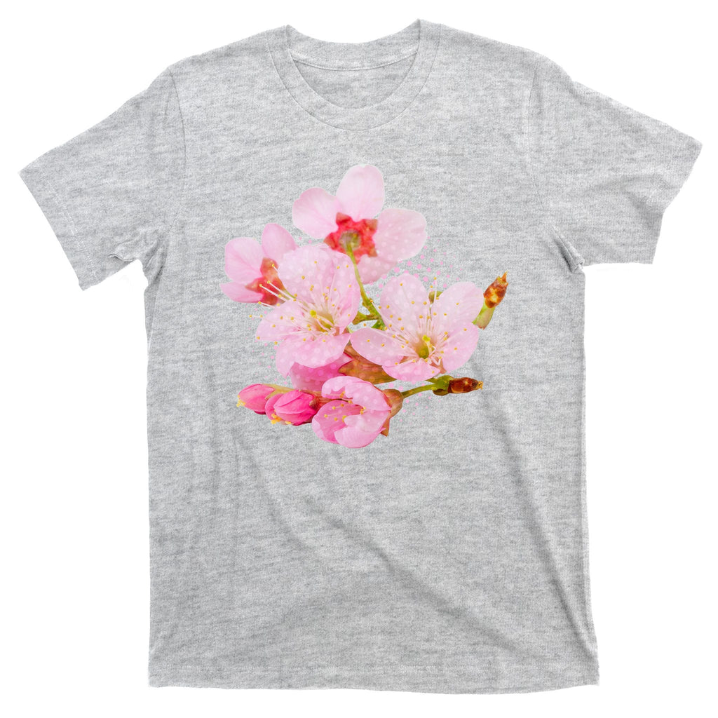 Pink Springtime Cherry Blossoms Sakura T-Shirt product image 9