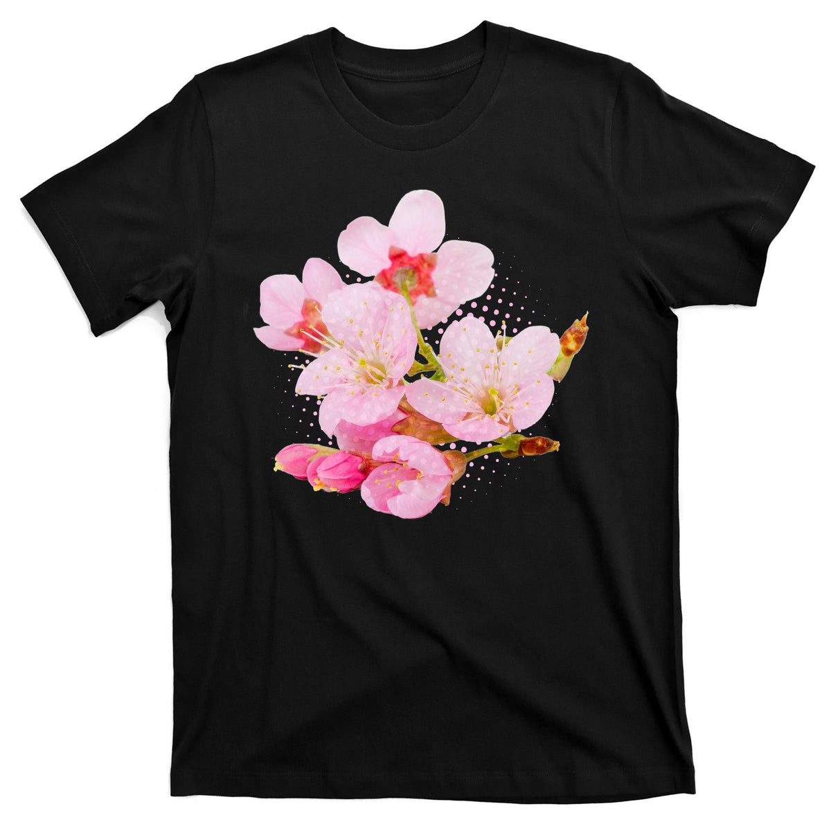 Pink Springtime Cherry Blossoms Sakura T-Shirt product image 7