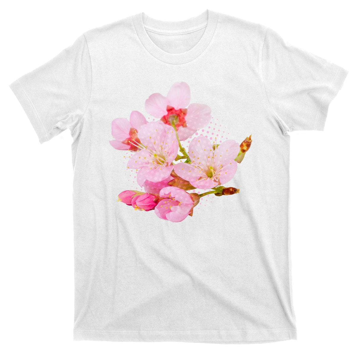 Pink Springtime Cherry Blossoms Sakura T-Shirt product image 11