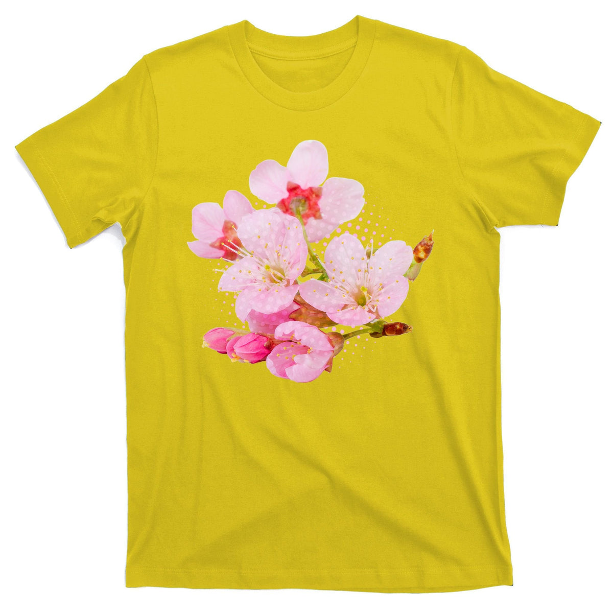 Pink Springtime Cherry Blossoms Sakura T-Shirt product image 3