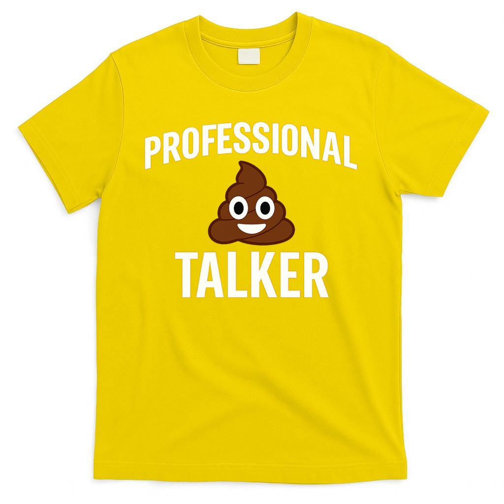 Professional Shit Talker Funny Joke Slogan T-Shirt product image 2