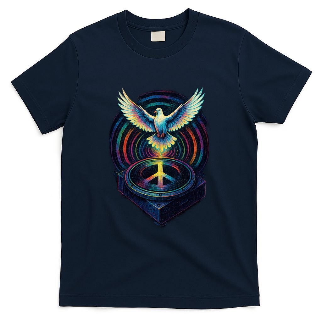 Peaceful Turntable Vibes T-Shirt product image 1